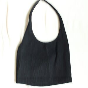 Cotton on Black Ribbed Knit Tank Top